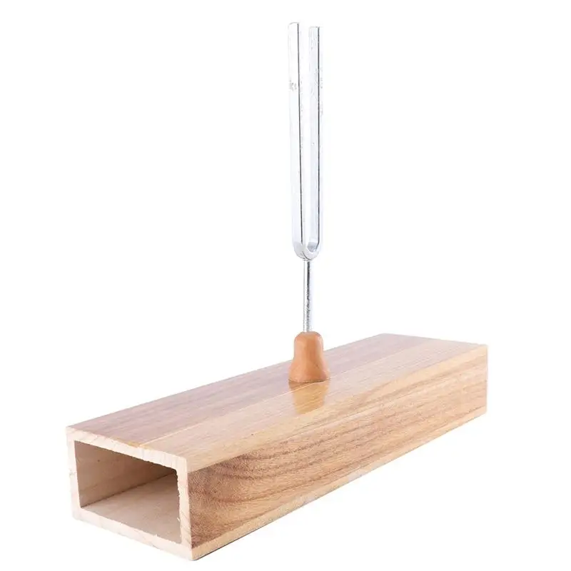 1 шт. вилка для настройки 256 Гц с деревянным держателем инструмент-тюнер акустика