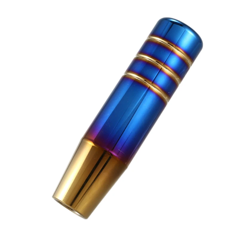 Сгоревший синий стиль золотой алюминий 13 см ручка переключения передач рычаг