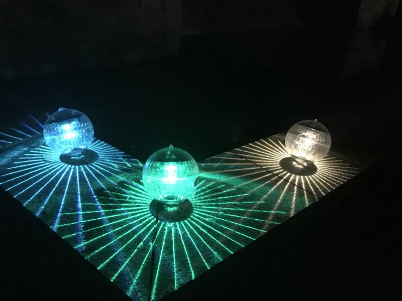

LED Disco Light Pool Light Solar Water Drift Lamp Floating Underwater Glow Ball Swimming Pool Tub Spa Lamp Swimming Pool Lights