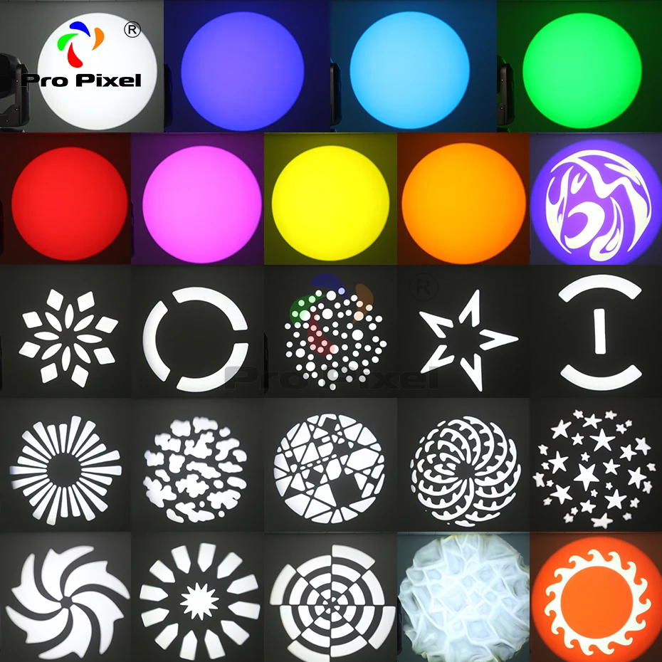 Движущийся головной светильник с радужным эффектом 200 Вт светодиодный 3 в 1