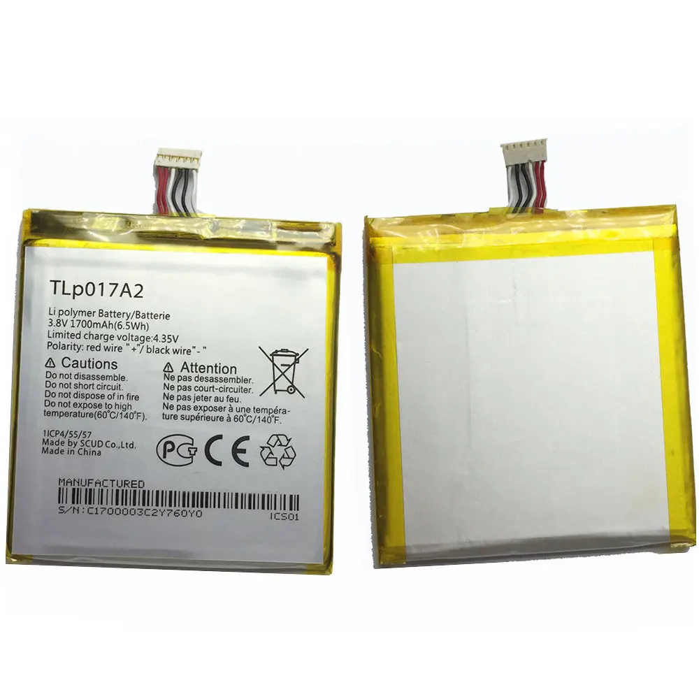 

1700 мАч TLp017A1 TLp017A2 для ALCATEL one touch idol mini OT6012 6012A 6012 Вт 6012E 6012D S530T Высокое качество замена батареи