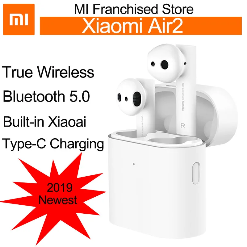 Xiaomi airdots pro 2 Air2 bluetooth наушники TWSEJ02JY 2019 новые настоящие беспроводные 5 0 гарнитура с