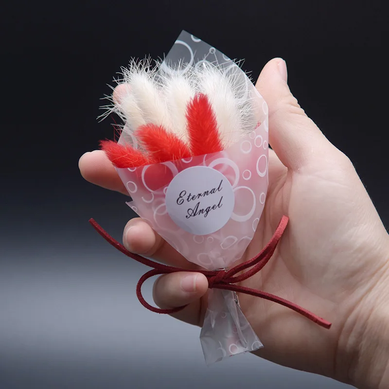 Искусственный цветок Flone Вечные сушеные цветы цвет задний подарок на день