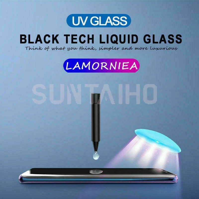 Закаленное УФ стекло для Samsung Note 9 8 10 Plus s10 защита экрана с полным наклеиванием