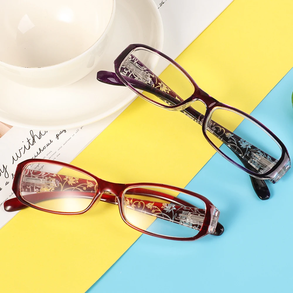 Модные очки для чтения с пружинными петлями Женские винтажные - Цена: 91.38