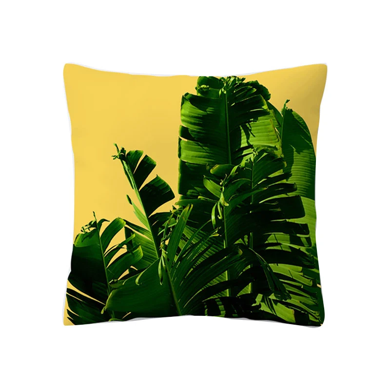 

2021Yellow Cushion Covers Modern Nordic Geometric Print Pillows Cover Sofa Bed 45*45cm Decorative Livingroom Pillows Case