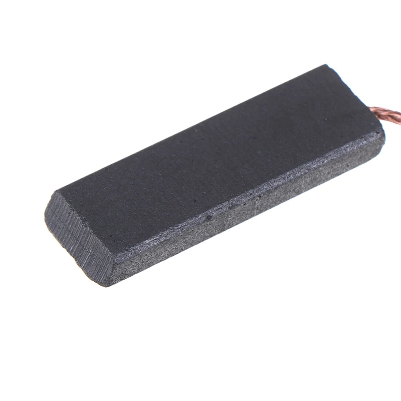 

2Pcs 5*13.5*40cm Black washing machine carbon brush Wear-resistant High temperature resistance Preservative 70mm Length Lead