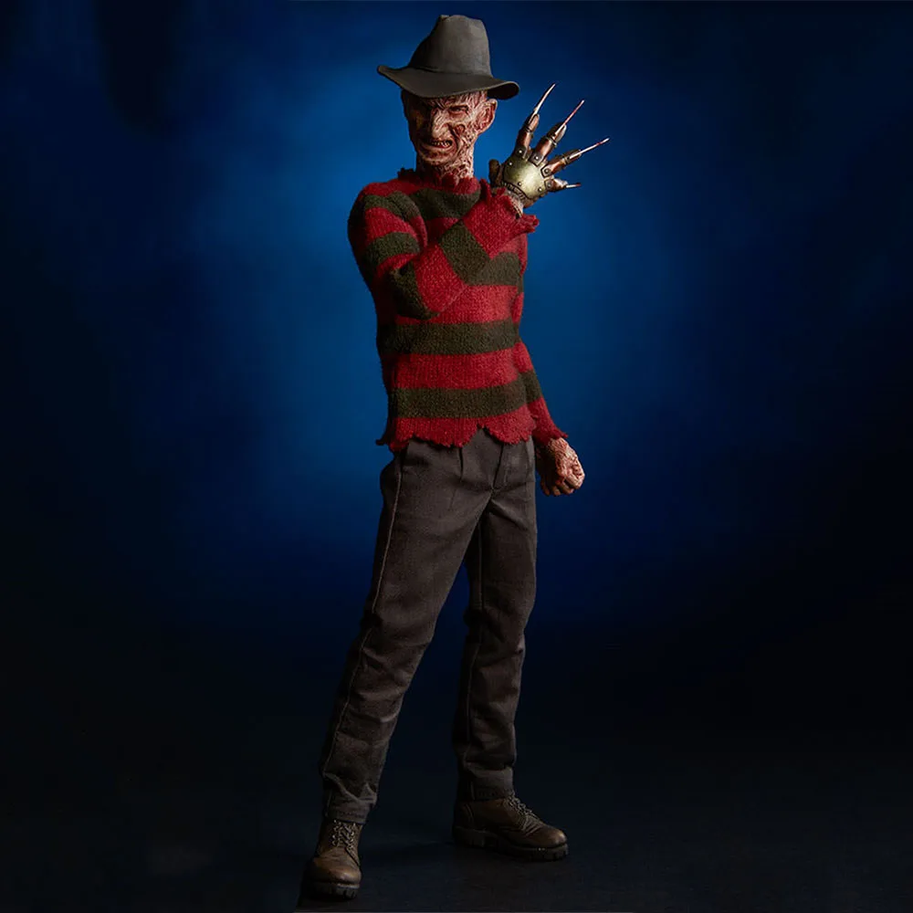 

Sideshow 100359 For Collection 1/6 Scale The Freddy Krueger Male Action Figure Head Sculpt Carved Clothes Accessory Model