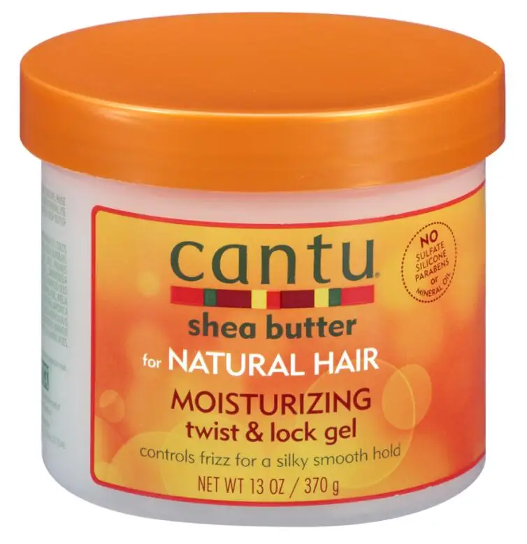 Cantu масло ши натуральные волосы увлажняющий твист и блокировка гель 370 г
