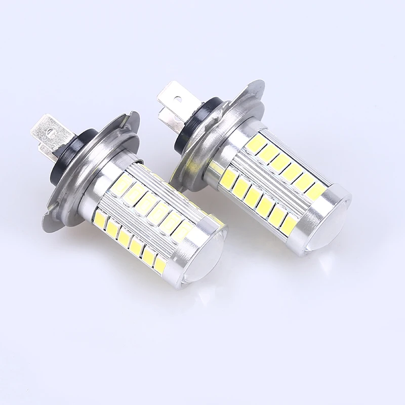 Новые белые светодиодсветодиодный дневные ходовые огни H7 5730 33 SMD с индикацией