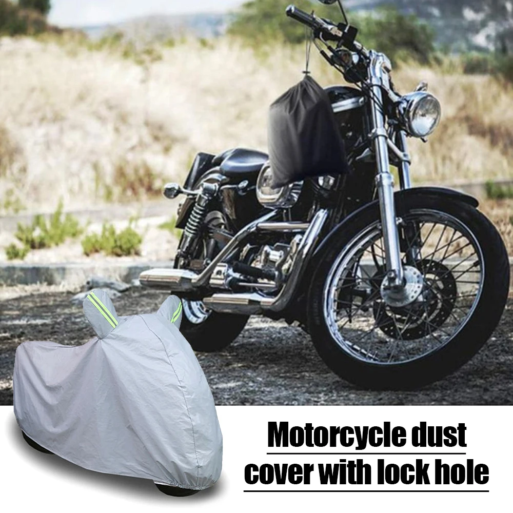 

Reflective Motorcycle Cover All Season Waterproof Anti Dust Scooter Prevent Sun Foldable Motorcycle Cover Outdoor Protection