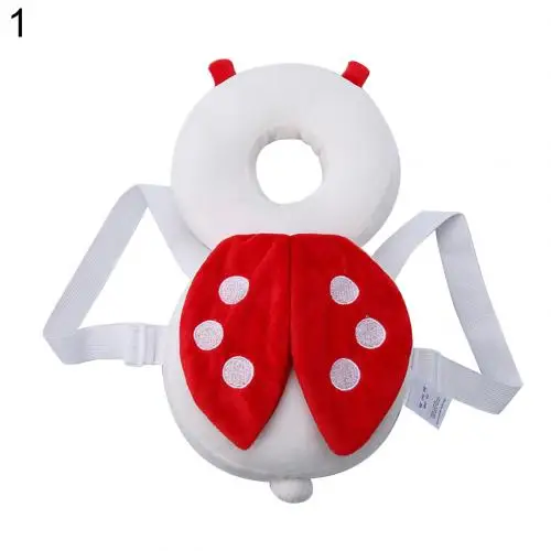 Ladybug Коврик для защиты головы для новорожденных Регулируемый Детский обучающий чехол на седло антиосенняя накладка на голову Милая устойчивая Подушка детская защита Новинка - Цвет: Ladybug