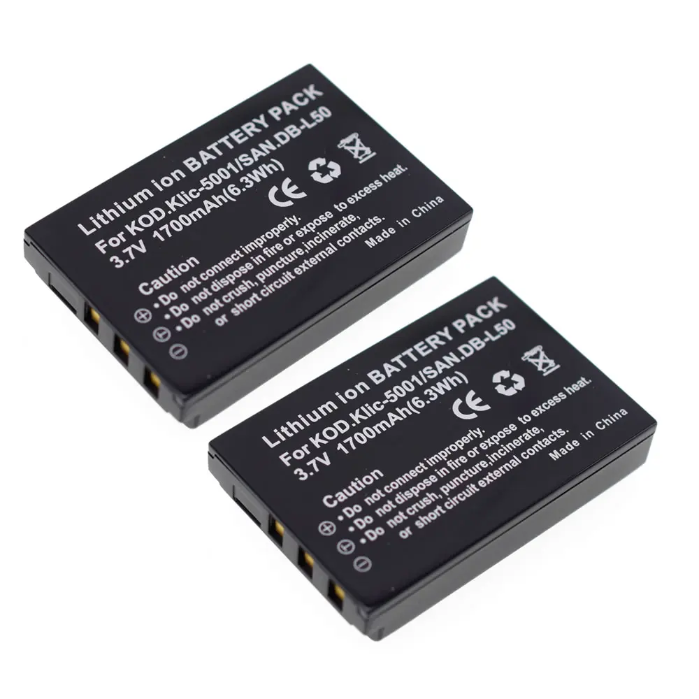 Аккумулятор Yida Business для Kodak KLIC-5001 1700 мАч