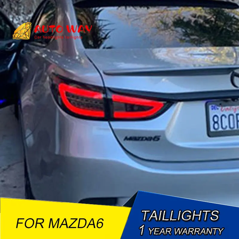 Задний фонарь Светодиодные задние фонари парковка Mazda6 Mazda 6 светодиодный чехол