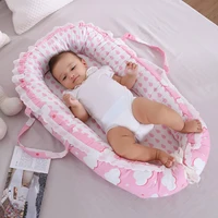 portable baby crib anti pressure infant travel nest bed foldable bionic bed for newborns baby bed bassinet bumper baby playpen