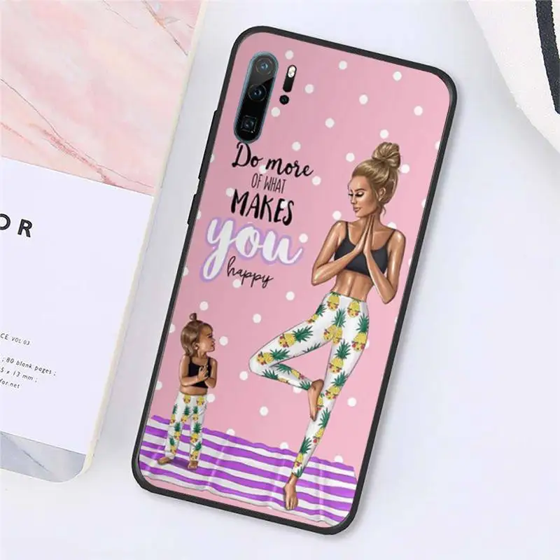

Baby mom pink boy fashion Phone Case For Huawei honor Mate P 10 20 30 40 Pro 10i 9 10 20 8x Lite Y91C V17 6.38 6.44