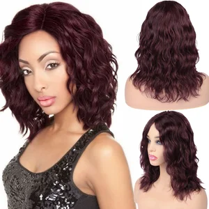 Парик HANNE, бразильские 100% человеческие волосы, парик на шнурке с естественной волной, короткие волнистые натуральные волосы Remy, парики для чернокожихбелых женщин