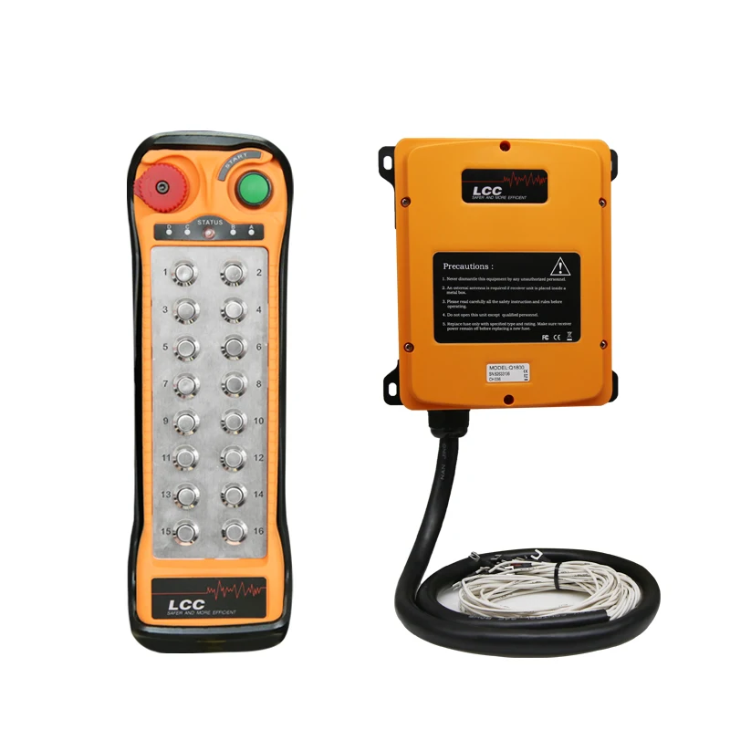 

Q1600 hetronic radio electric winch forklift crane wireless remote control