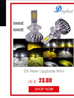 2X S2 H1 H3 H4 H7 H8 H9 H11 9005 9006 COB Del Faro 72 W фары для 8000LM светодиодный Авто ФАРИ Lampadina Della Luce di Nebbia 6500 K 24 V