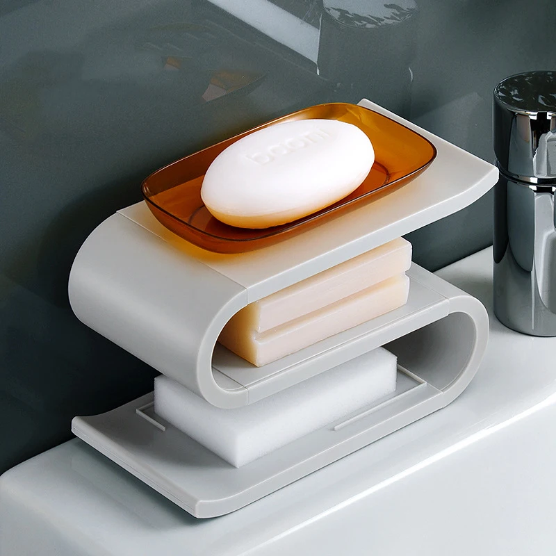 S образная сушилка для мыла настенная полка без отверстий органайзер кухни и