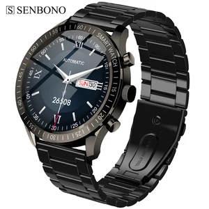 senbono max5 1 32 inch smart watch 360360 pixel hd screen ip67 waterproof fitness tracker 2021 men smartwatch for android ios free global shipping