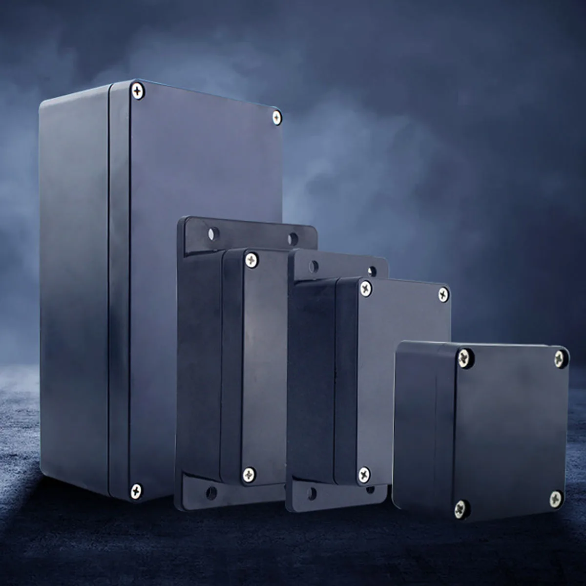 Водонепроницаемый черный корпус сделай сам для инструментов из АБС пластика