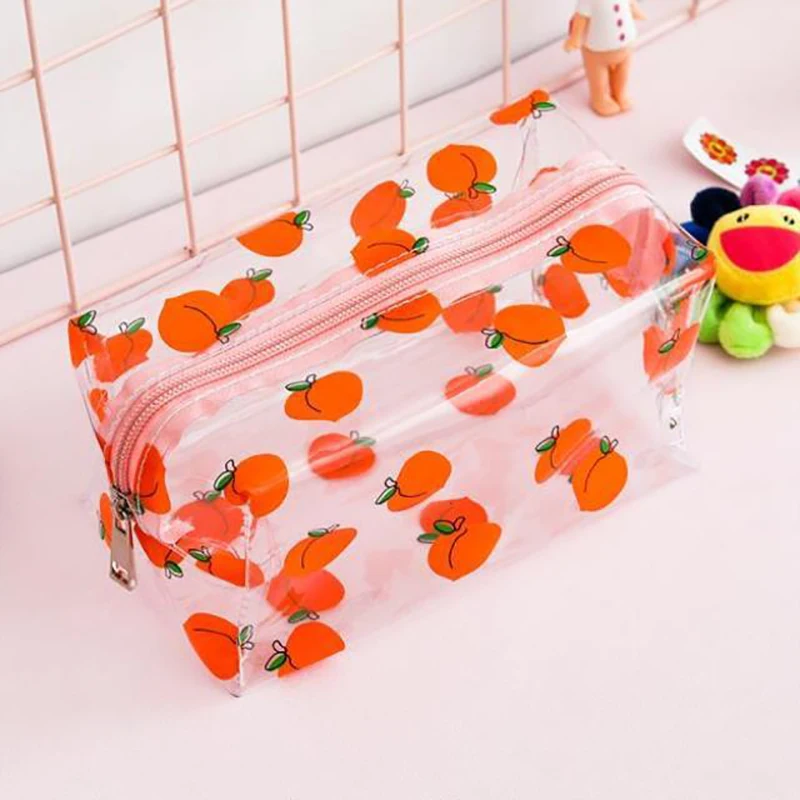 

Fashion Women Clear 2021 Cosmetic Bag for Women Storage Pouch Makeup Bag Multifunction Zipper Travel Toiletry Bags