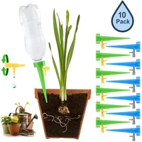automatic drip irrigation system self watering spike plants garden household plant flower adjustable auto water dripper device