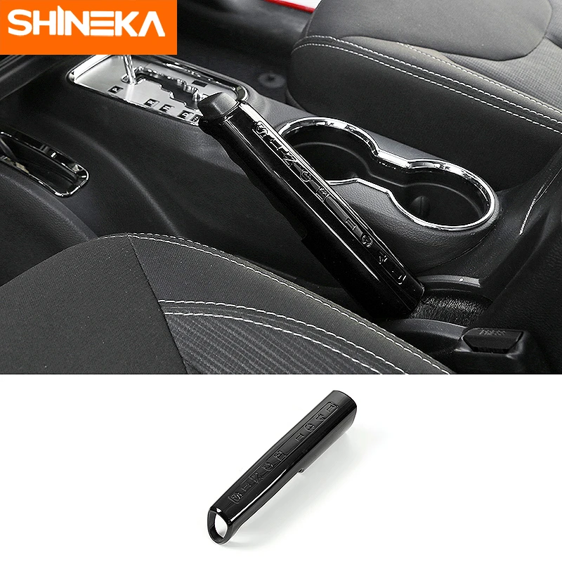 Аксессуары для ручного тормоза SHINEKA Jeep Wrangler JK 2011-2017 декоративная крышка салона