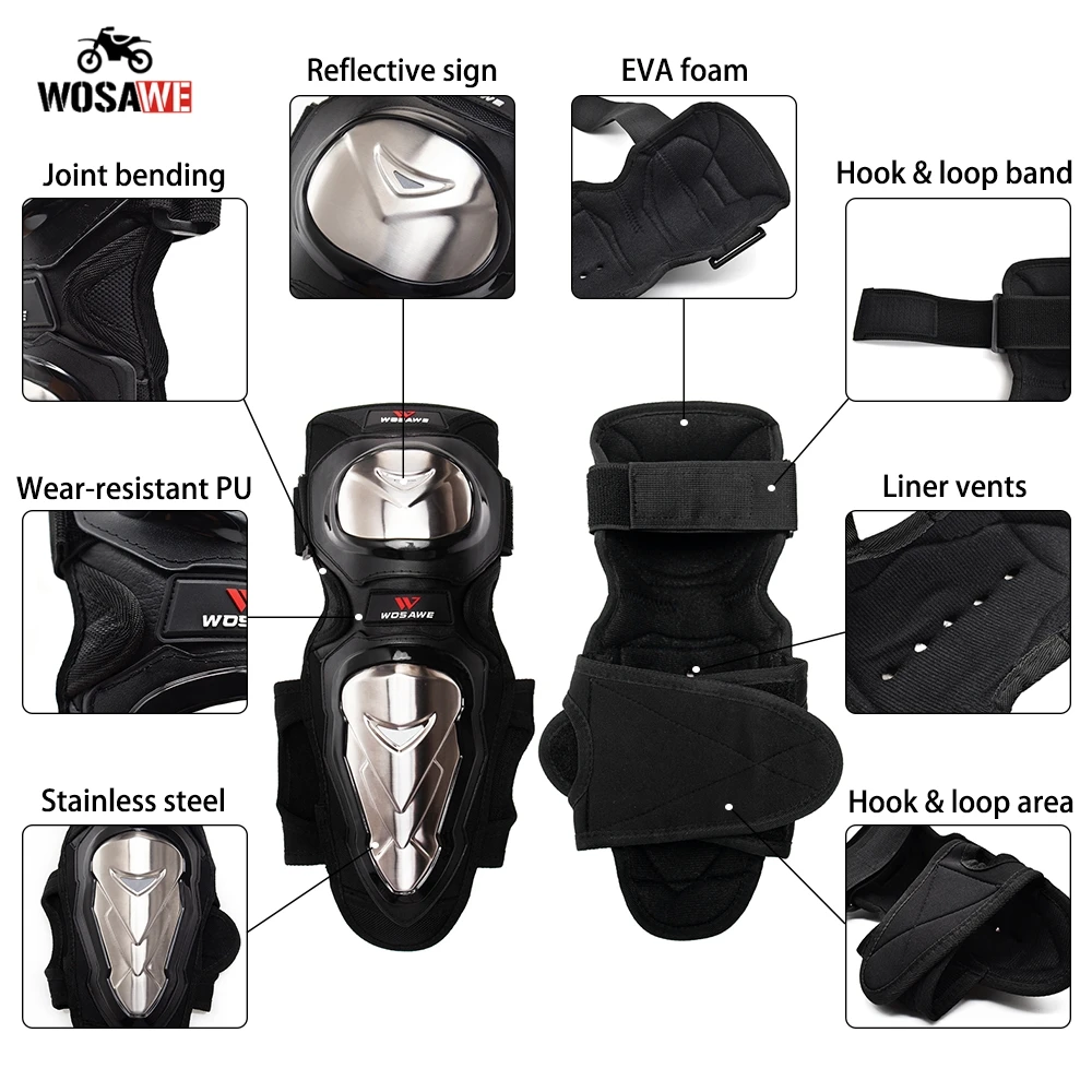 WOSAWE мотоциклетные налокотники и наколенники аксессуары для защиты|Защитные