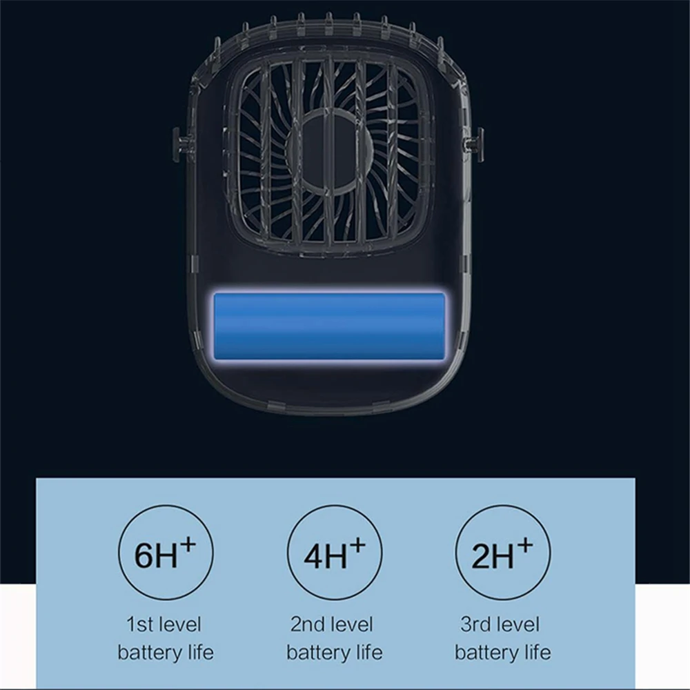 

Mini Neck Fan Usb 5V Cooler Rechargeable Ventilador Outdoor Travel Handheld Portable Silent Small Electric PC Cooling Fans Home