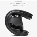 2020 New Slippers Women Summer Thick Bottom Indoor Home Couples Home Bathroom Non-slip Soft Ins Tide To Wear Cool Slippers