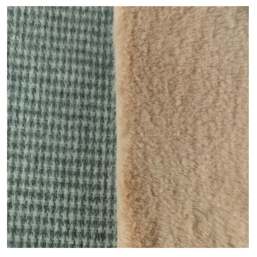 Гранулированная бархатная ткань мех композитная замша гранулы кашемировое