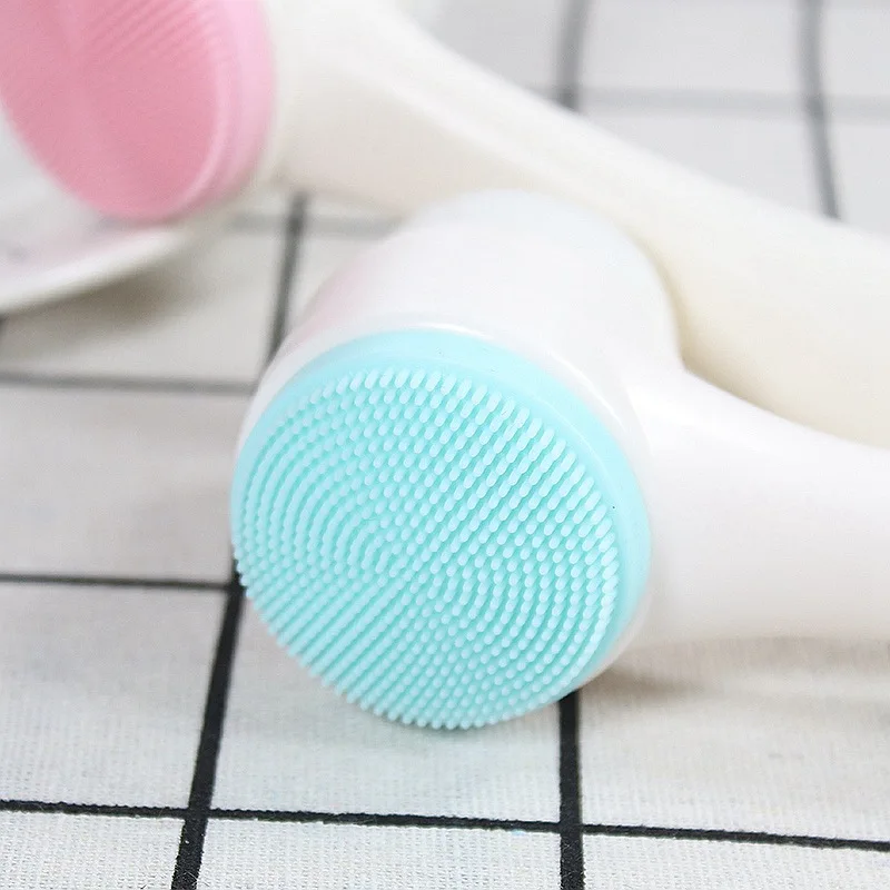 3D двухсторонняя кисть для лица силиконовая Мягкая щетина силикагель Очищающий