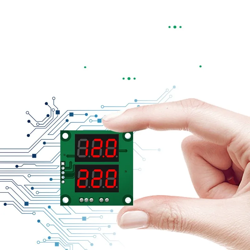 Вольтметр переменного тока AC0-300V DC DC0-100V Высокая точность цифровой дисплей с двумя