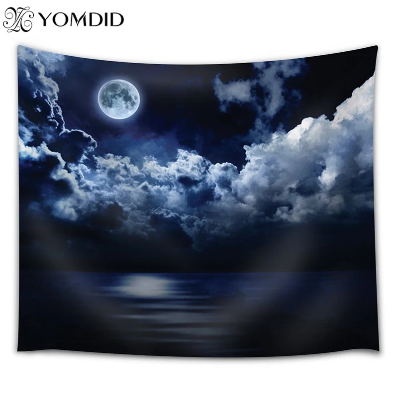 Гобелен с принтом заката пляжное полотенце индийские настенные гобелены хиппи