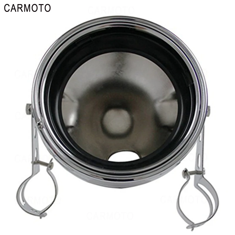 1pcs 7 Inch DOT SAE E9 Motorcycle Headlamp with angle eye Led Headlight 7inch housing bucket trim ring for Touring Electra Glide