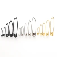 100pcs 2228384554mm silver gold safety pins diy sewing tools accessory iron needles safety pin brooch apparel accessories