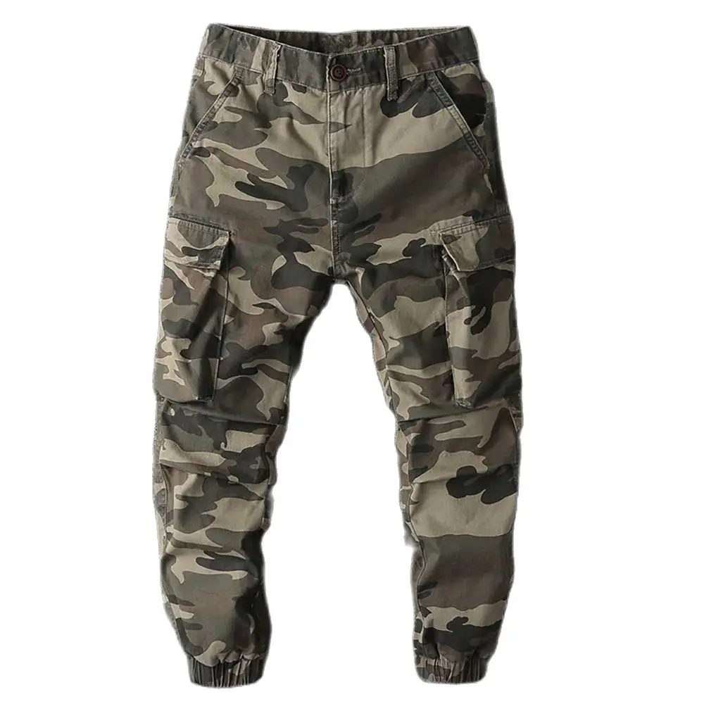 

Military Casual Joggers Pants Men Fashion Cargo Pants Camouflage Loose Baggy Trousers Hiphop Harem Tactical Pants Streetwear