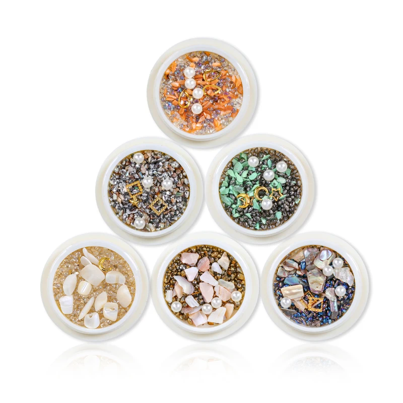 Дизайн ногтей Astrobox Стразы ракушки для Сделай Сам кристалл камень клей на 3D