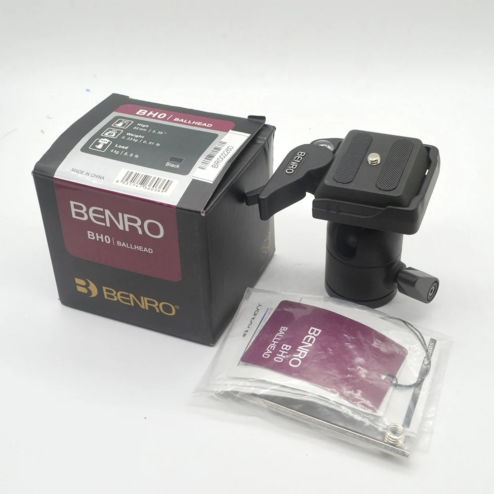 Benro BH серия шаровая Головка BH0 шаровая Головка универсальная Штативная головка с PH-08 быстроразъемной пластиной Максимальная загрузка 4 кг DHL