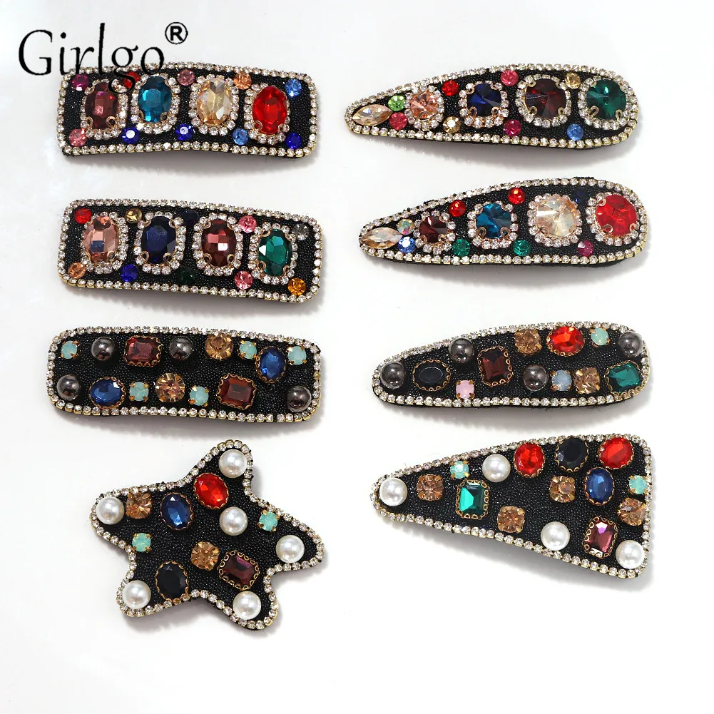 Girlgo Ins Модные Заколки для женщин и девочек модные корейские яркие блестящие