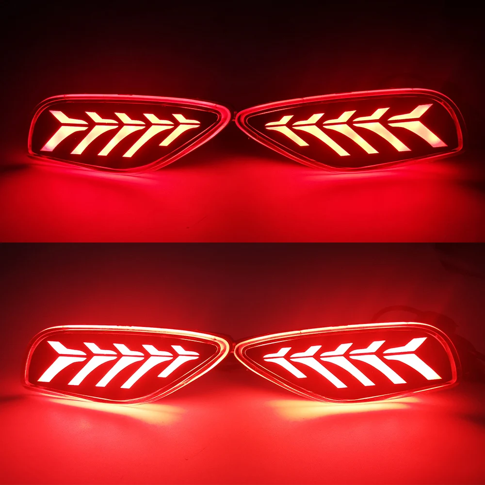 Автомобильный мигающий отражатель 1 пара светодиодный ных фонарей для Kia Seltos 2019