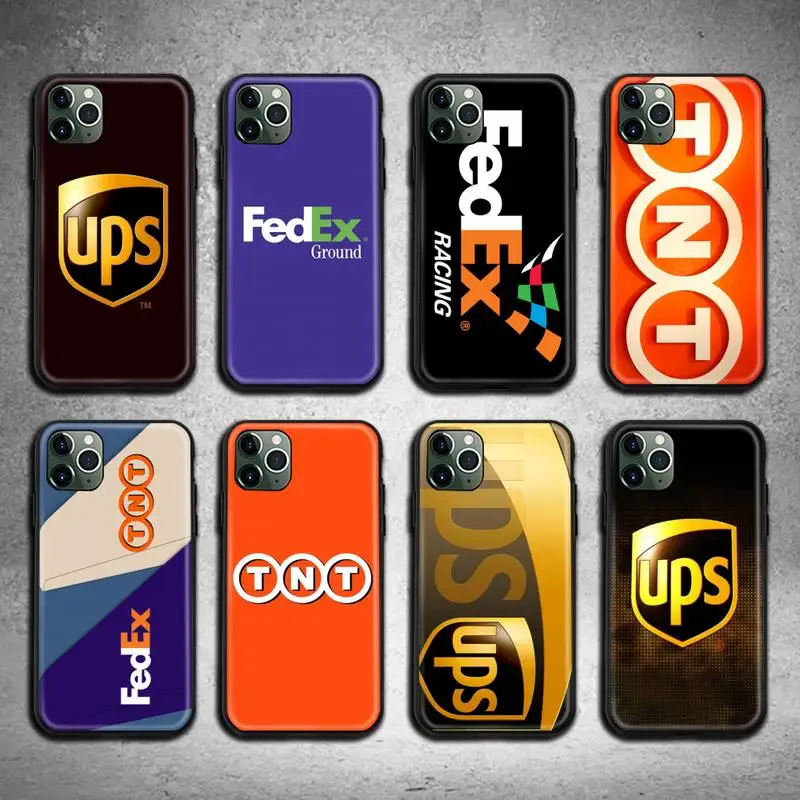 

express TNT UPS Phone Case for iphone 12 pro max mini 11 pro XS MAX 8 7 6 6S Plus X 5S SE 2020 XR case