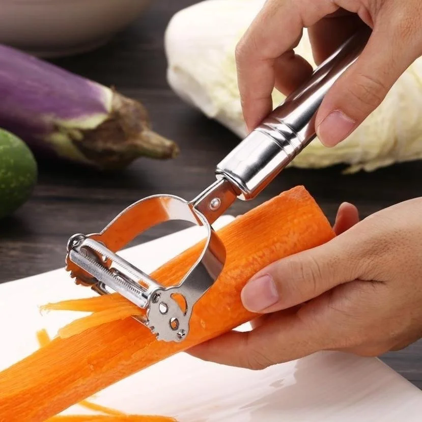 

High Quality Dual Stainless Steel Potato Vegetables Cucumber Carrot Grater Julienne Peeler нарезка овощей Grater For Vegetables