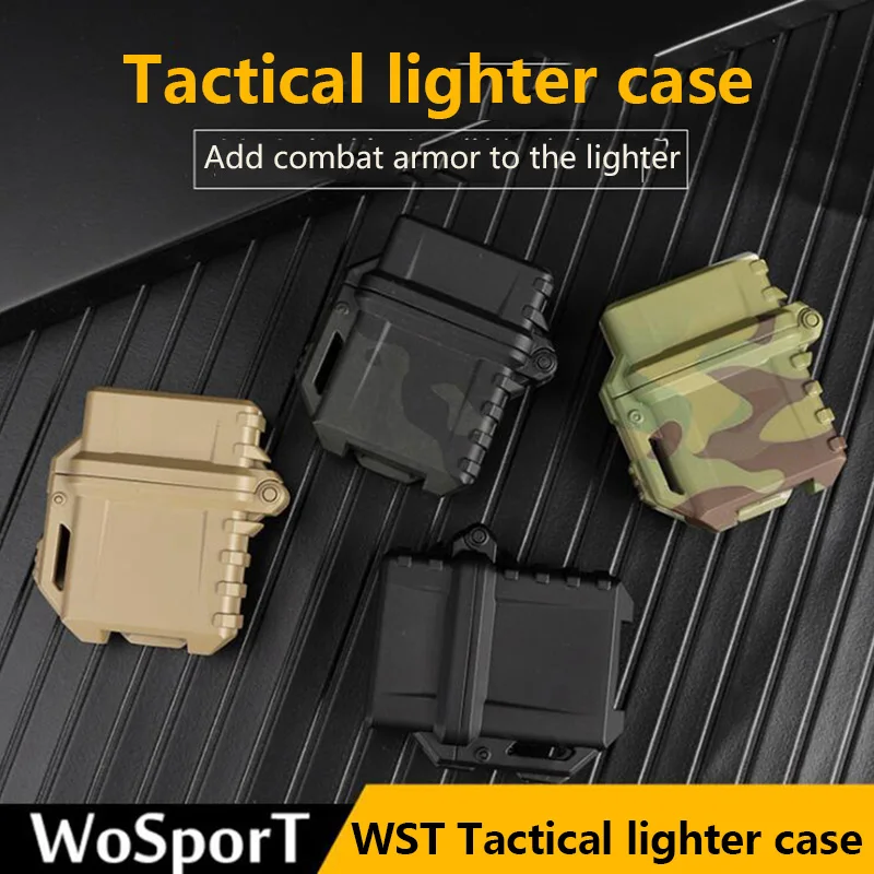 

Tactical Universal Lighter Storage Case Portable Lighter Box Case Container Organizer Holder Cover For Zippo Inner Tank