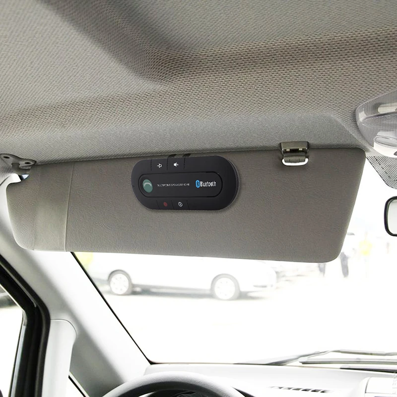 Автомобильный bluetooth-динамик, набор для телефона, 4,1, многофункциональная громкая связь, динамик, беспроводной Bluetooth приемник, солнцезащитный козырек, зажим, MP3 музыкальный плеер
