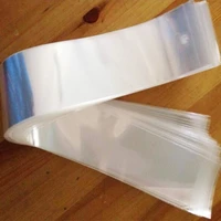 100pcs hair extensions plastic packaging bag with header bag long self adhesive seal clear plastic hair packaging bags