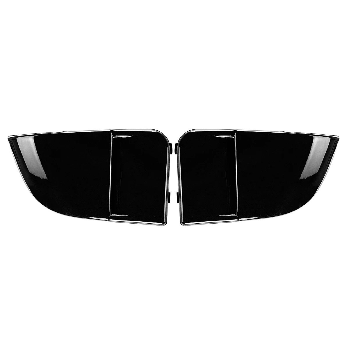 Glossy Black 1 пара автомобиля передние противотуманные фары светильник лампа бампера Кепки отделка защита для Subaru, автомобильные аксессуары, брелок для автомобиля Subaru STI WRX 2004-2005 автомобильная лампа Маска Крышка - Цвет: Glossy Black