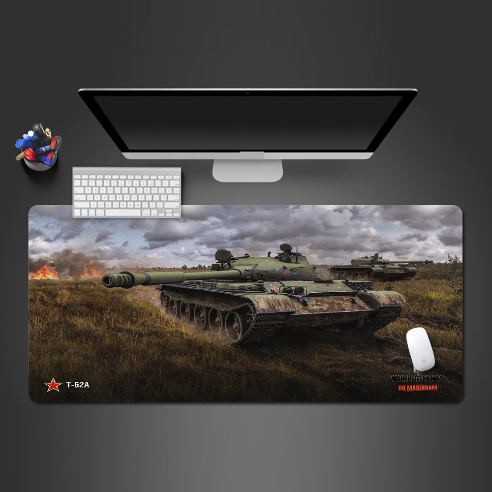 Unique Style World Of Tanks Mouse Pad Best Selling Large To Computer Gaming Mousepad Wot Natural Rubber Mats | Компьютеры и офис